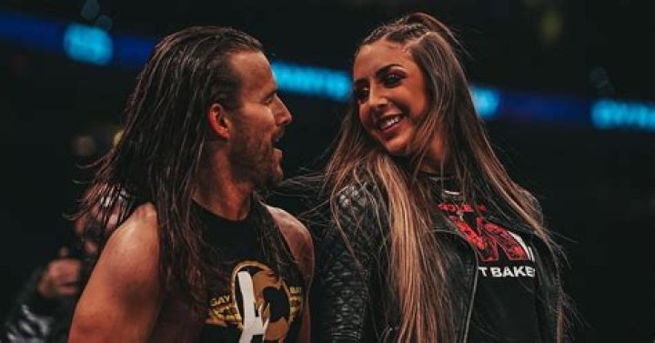 Britt Baker and Adam Cole as seen in January 2018