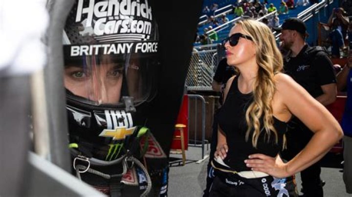 Brittany Force as seen in a selfie taken with her sister Courtney Force and niece Autumn Hight in May 2020