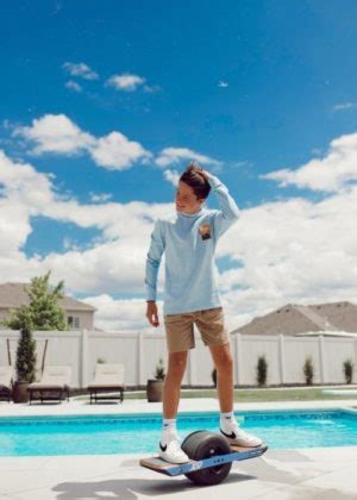 Brock Mikesell as seen in a picture that was taken in June 2020, while he was floating in the air in a meditating position after bouncing off the trampoline