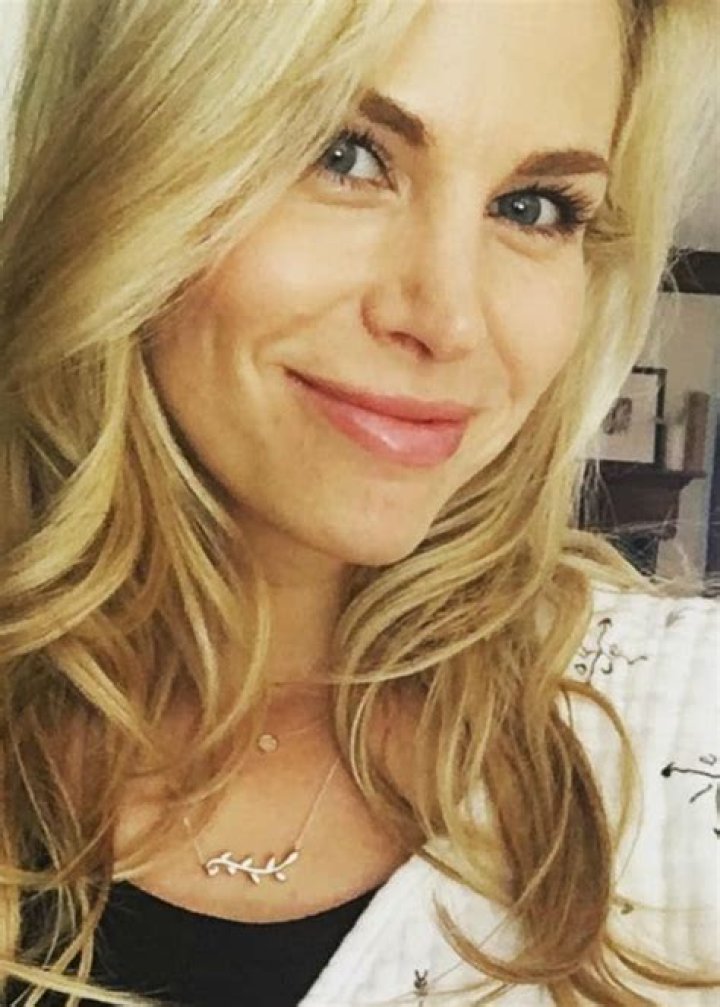 Brooke Burns in a selfie in March 2020