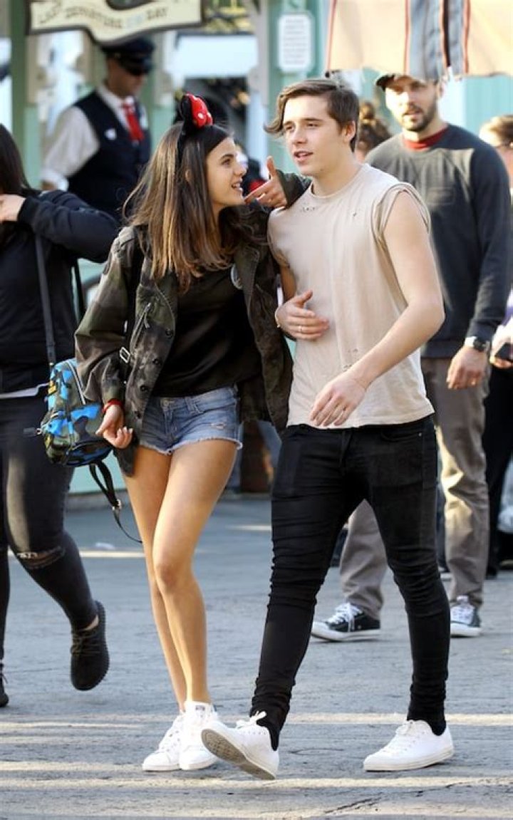 Brooklyn Beckham with girlfriend Sonia Ben Ammar