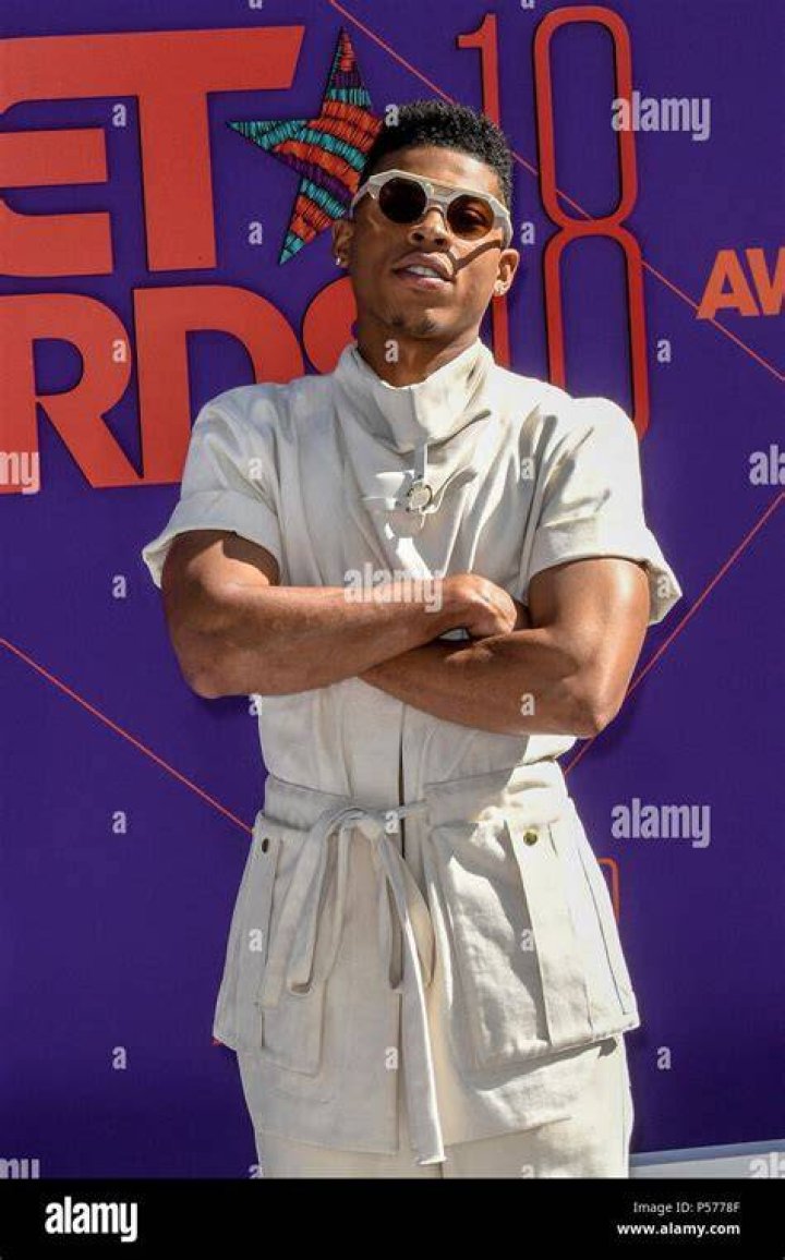 Bryshere Gray at the BET's "The New Edition Story" Premiere Screening in January 2017