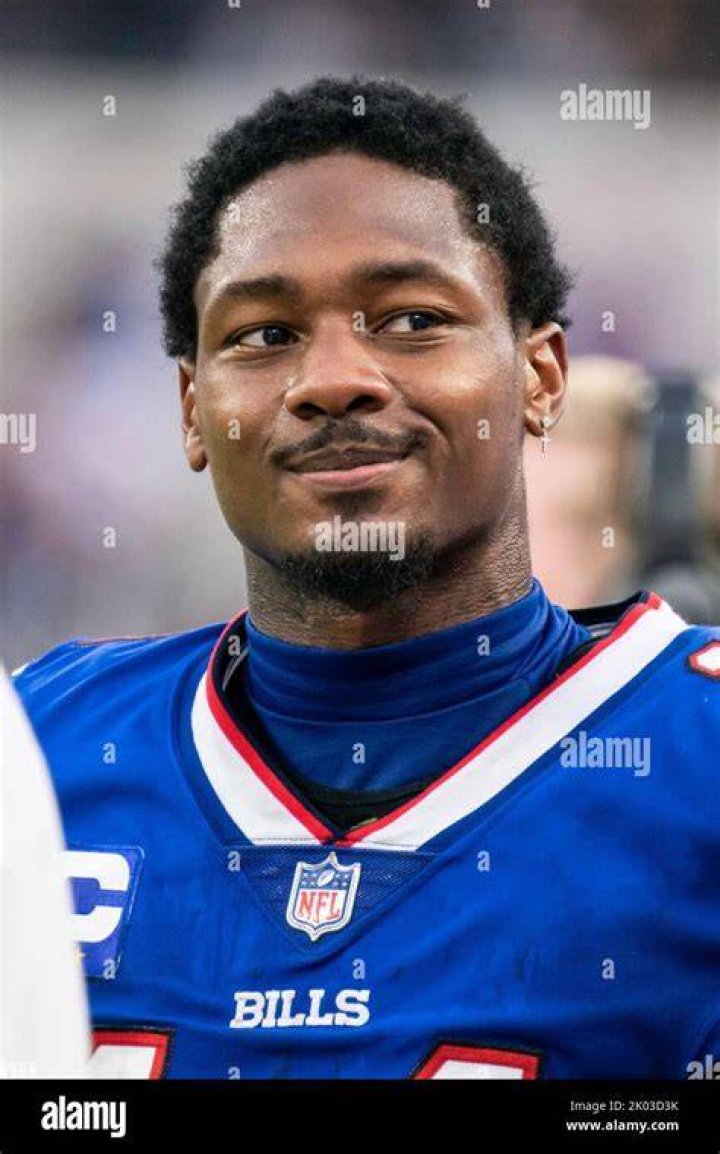 Buffalo Bills wide receiver, Stefon Diggs, in a game against the Washington Football Team at Highmark Stadium in Buffalo, NY on September 26, 2021