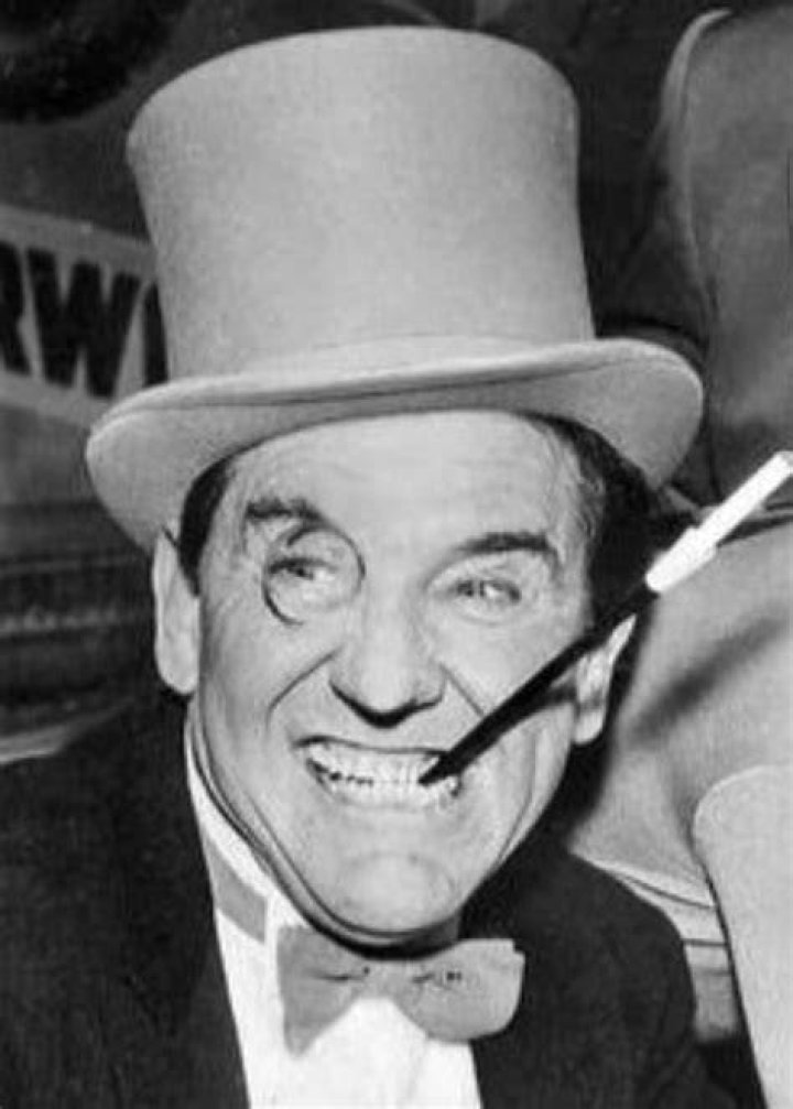 Burgess Meredith in a publicity photo as the Penguin on the 1960s TV show 'Batman'