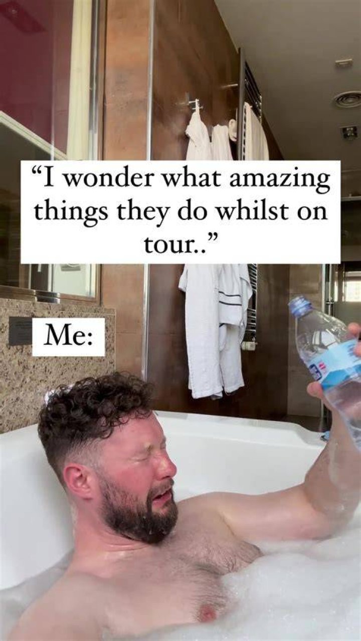 Calum Scott in an Instagram selfie in March 2018