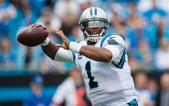 Cam Newton in action against Denver Broncos on February 7, 2016 in Santa Clara