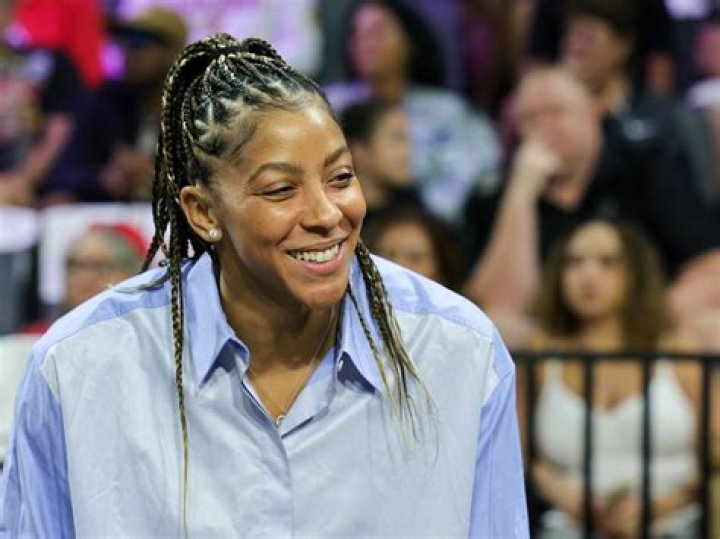 Candace Parker as seen in a picture that was taken in December 2022