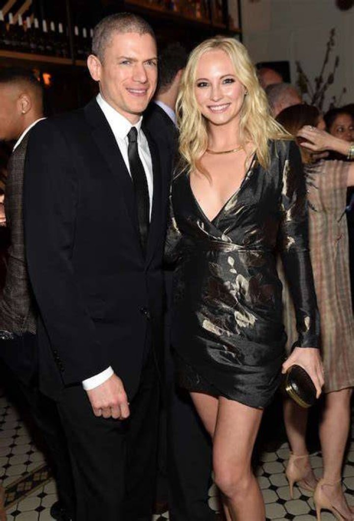 Candice Accola and Wentworth Miller at 2015 CW Upfront Party in New York