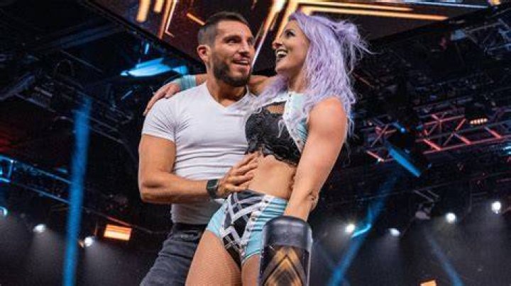 Candice LeRae and Johnny Gargano, as seen in September 2019