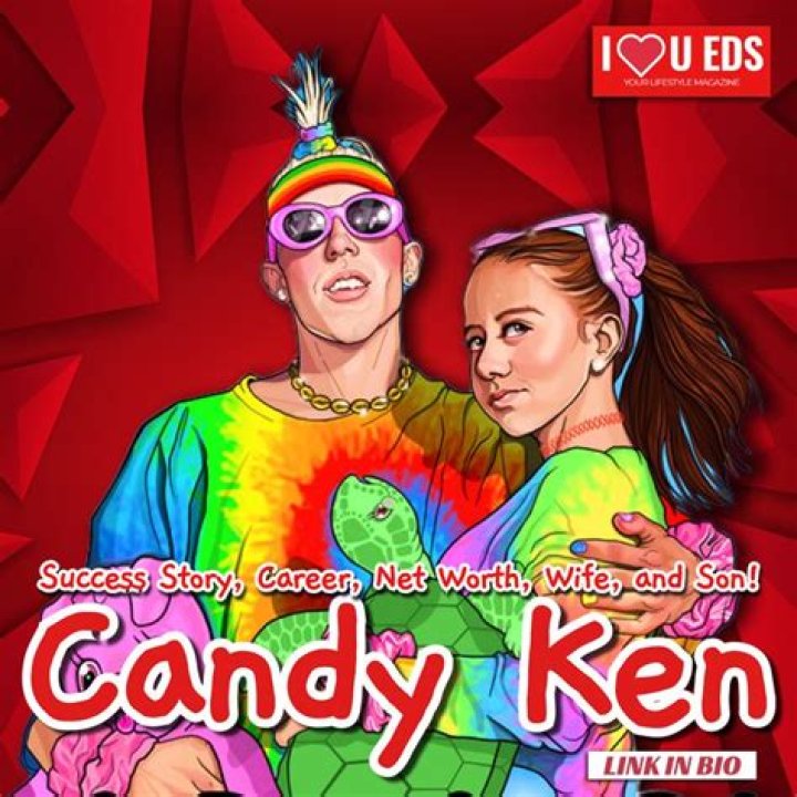 Candy Ken (Left) as seen while posing for a picture alongside Julius Kasimir in October 2019