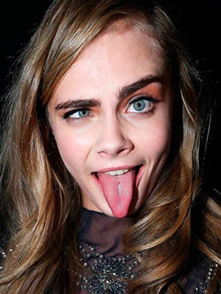 Cara Delevingne funny face