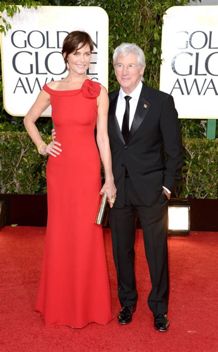 Carey Lowell and Richard Gere during an interview