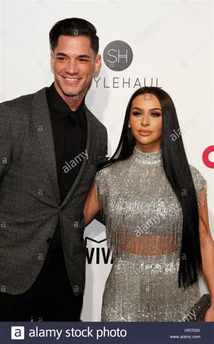 Carli Bybel and Brett Cap at the 25th Annual Elton John AIDS Foundation's Academy Awards Viewing Party in February 2017