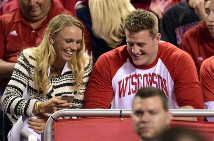 Caroline Wozniacki and J. J. Watt