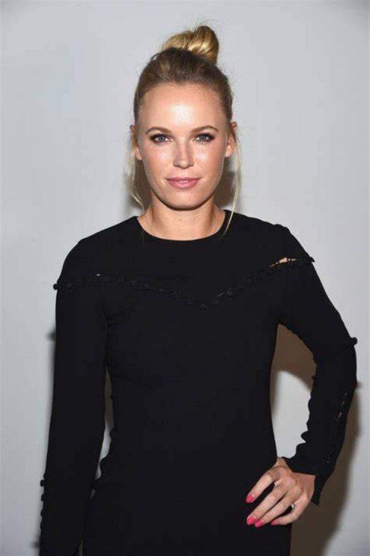 Caroline Wozniacki at the Prabal Gurung fashion show on September 11, 2016
