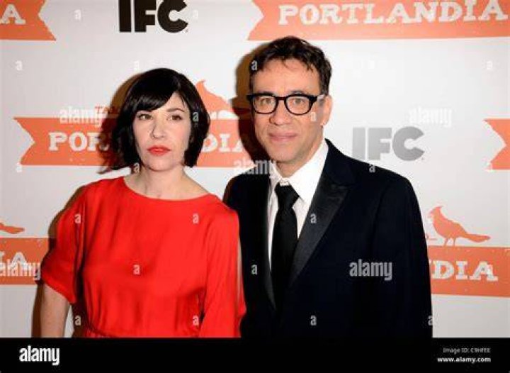 Carrie Brownstein and Fred Armisen