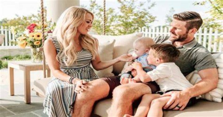 Carrie Underwood with family