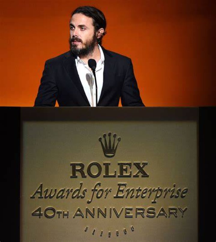 Casey Affleck at the Rolex Awards For Enterprise in November 2016