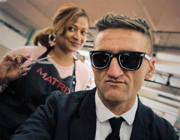 Casey Neistat at Astor Place Hairstylists in April 2018