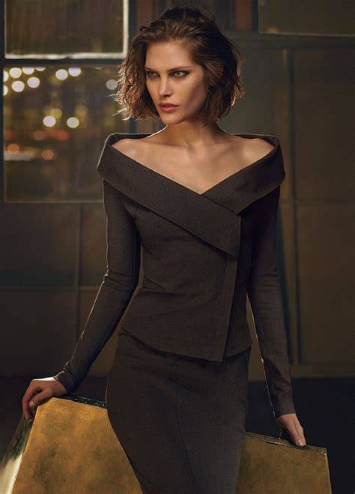 Catherine McNeil for Donna Karan Resort 2014 Campaign