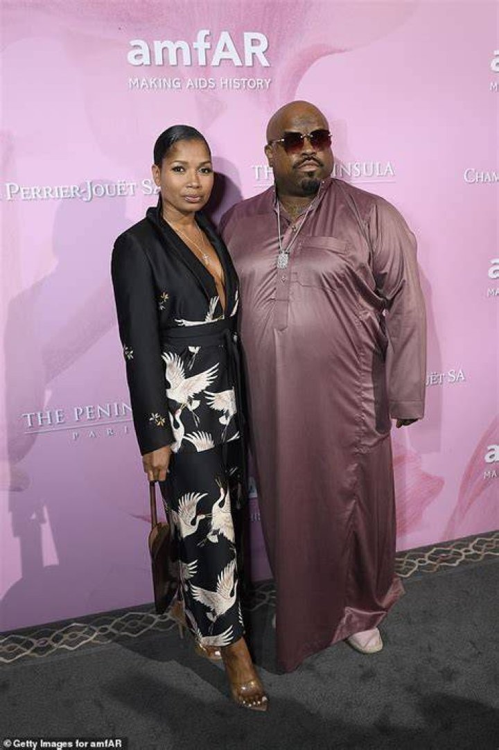Ceelo Green and Shani James in an event supporting Child Help foundation in November 2018