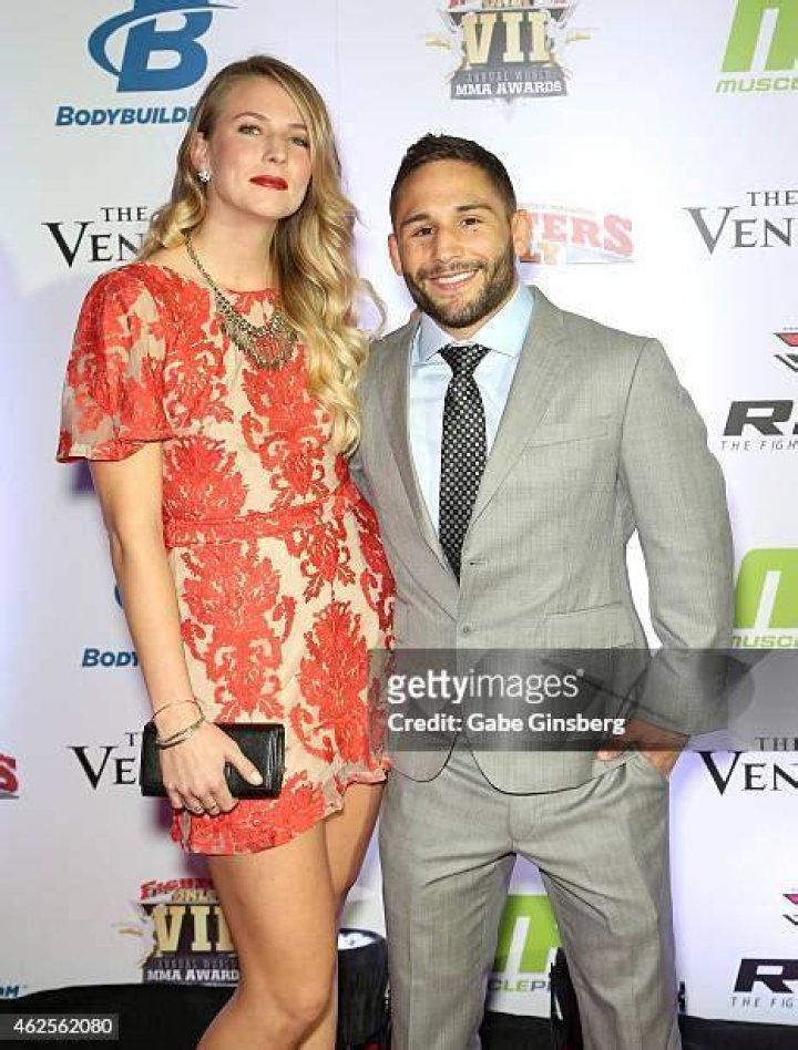 Chad Mendes and Abby Raines as seen in January 2018