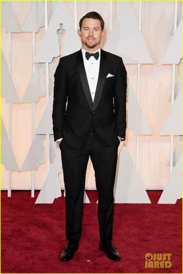 Channing Tatum at Oscars 2015 in February
