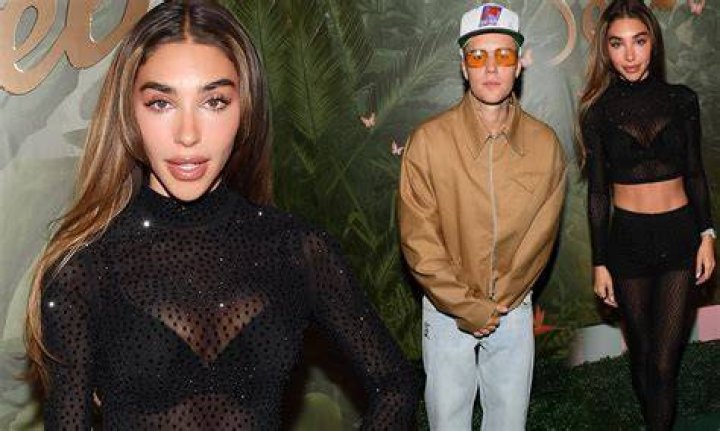 Chantel Jeffries and Justin Bieber on the beach in Miami January 2014