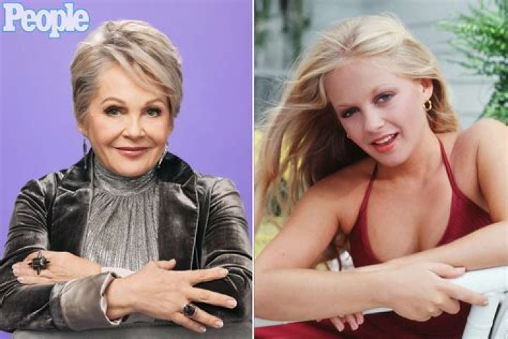 Charlene Tilton (Right) and Paula Faris as seen in March 2018