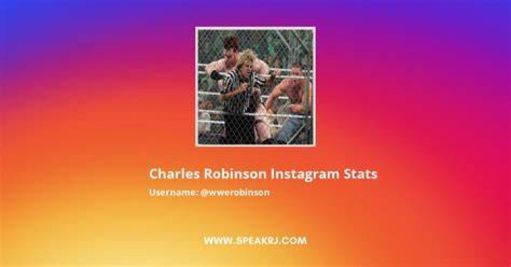 Charles Robinson in an Instagram selfie as seen in December 2019