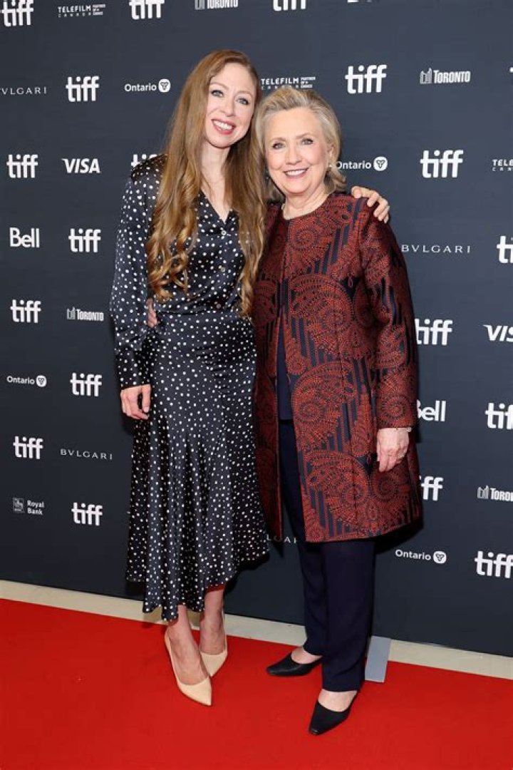 Chelsea Clinton with her dad Bill Clinton