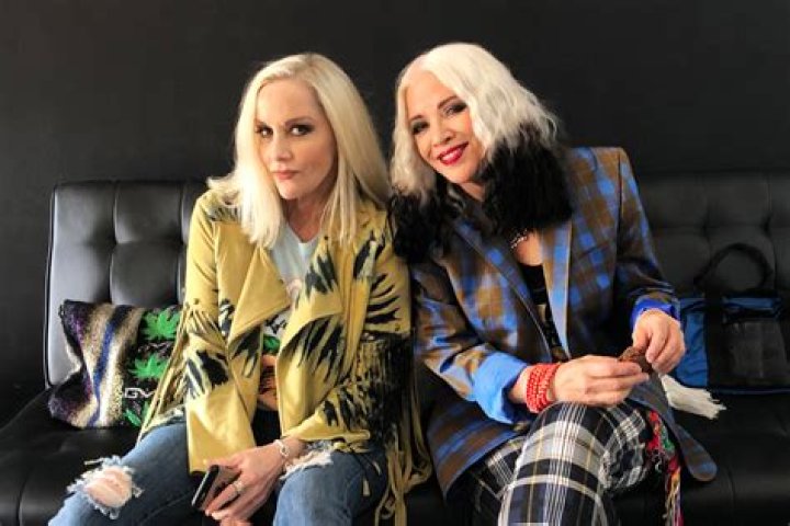 Cherie Currie with Brie Darling as seen in July 2019
