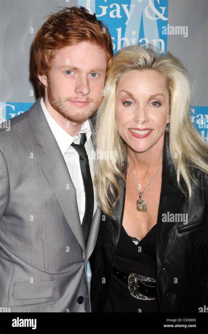 Cherie Currie with her son as seen in October 2014