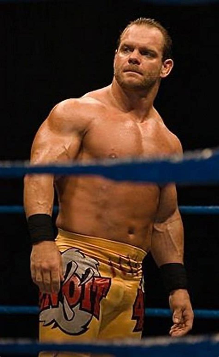 Chris Benoit at a live event inside the ring in Thailand in 2007