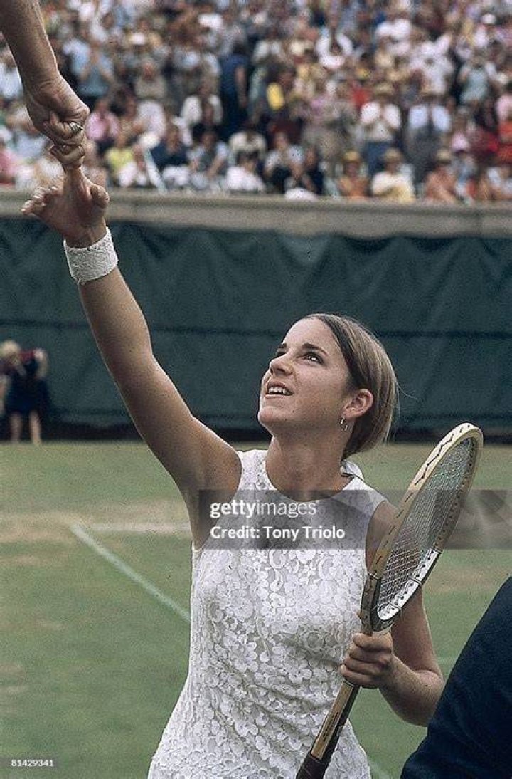 Chris Evert as seen in the 1980s