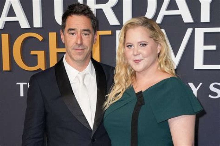 Chris Fischer and Amy Schumer in a selfie in August 2018