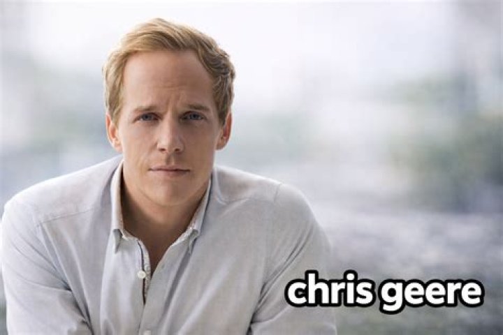 Chris Geere as seen while taking a selfie in June 2018