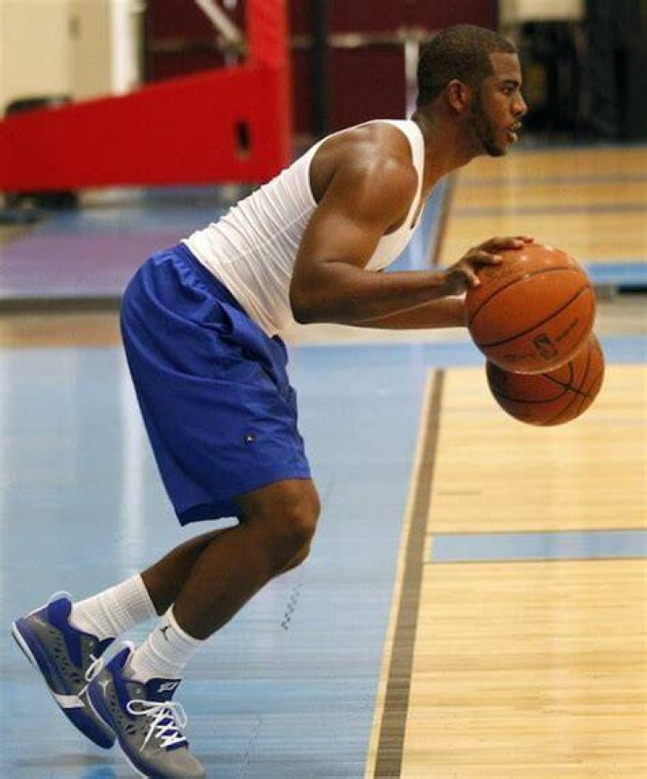 Chris Paul during a practice session
