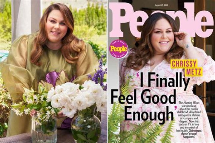 Chrissy Metz feeding her with sufficient food