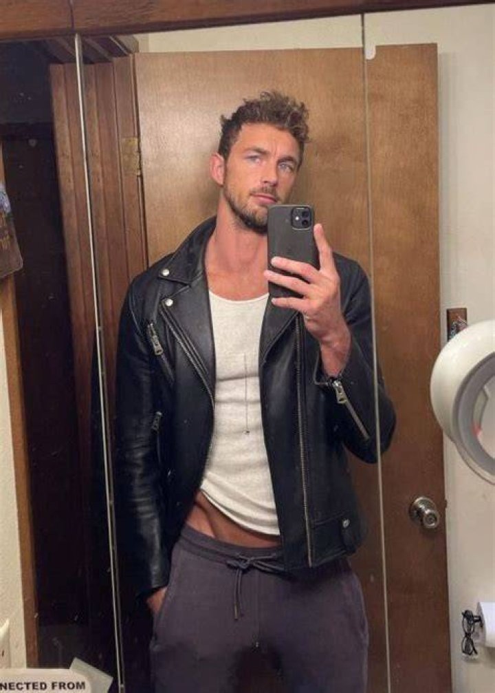 Christian Hogue as seen in a selfie that was taken in October 2020