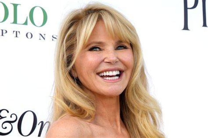 Christie Brinkley working out