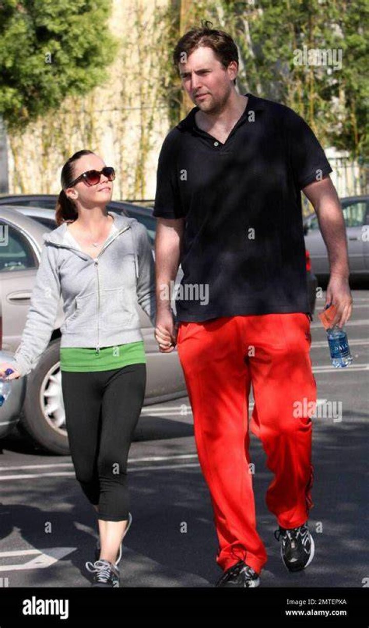 Christina Ricci after a workout session.