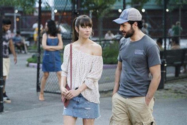 Christopher Abbott with Jessica Biel