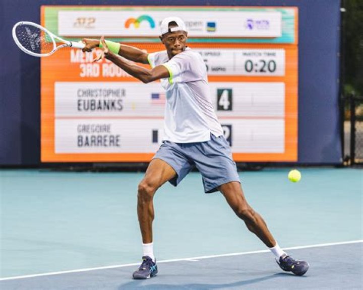 Christopher Eubanks at the 2023 Miami Open on March 25