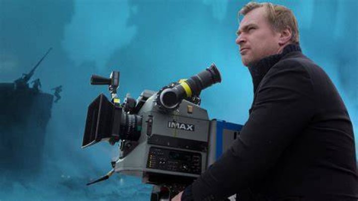 Christopher Nolan on the sets of 'The Dark Knight Rises' in August 2011