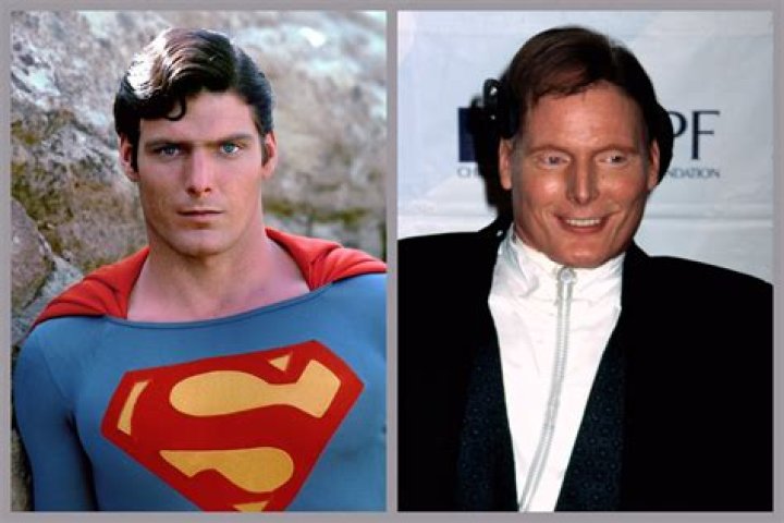 Christopher Reeve (left) as seen with Frank Gifford and President Ronald Reagan (right) in 1983