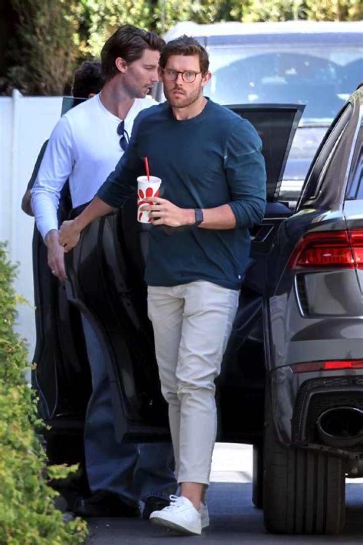 Christopher Schwarzenegger as seen in a picture with his father Arnold that was taken in September 2021