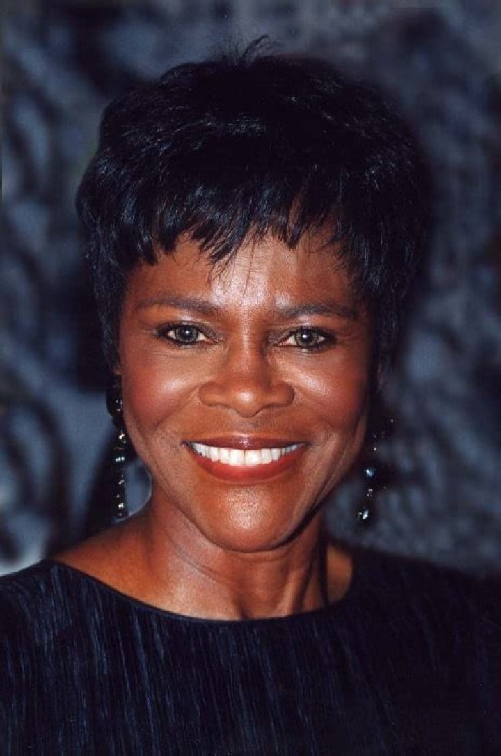 Cicely Tyson as seen while smiling for a picture at Lena Horne's 80th birthday party in June 1997