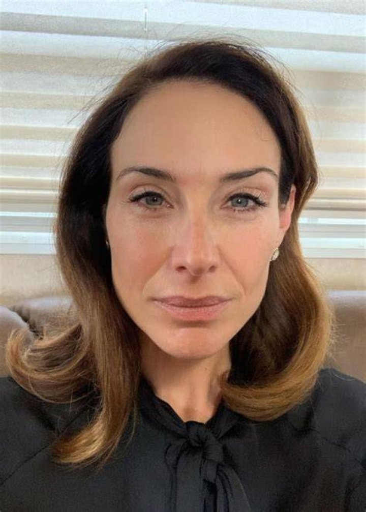 Claire Forlani in an Instagram selfie from October 2019