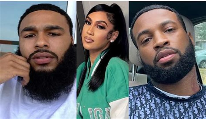 Clarence White with Queen Naija in Columbus, Ohio in June 2018